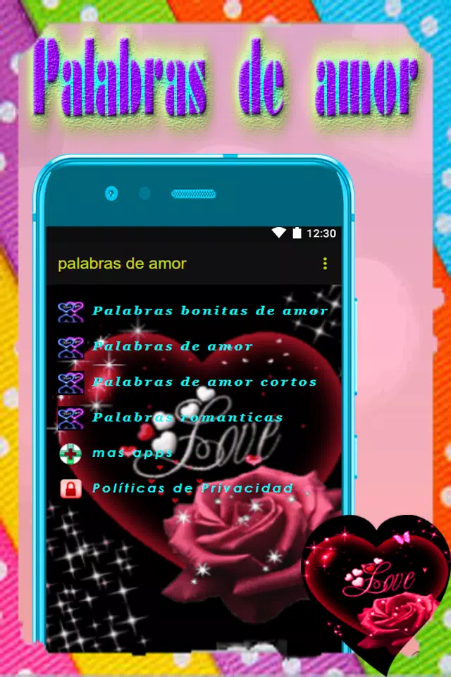 Palabras de amor - poemas para enamorar gratis APK für Android herunterladen