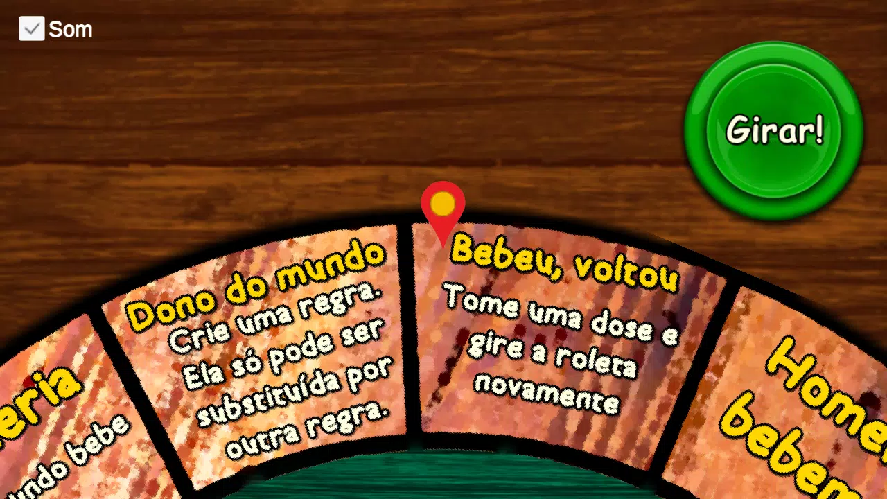 Jogo de bebida roleta sueca