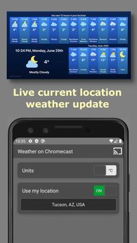Weather on Chromecast | Weather Cast 截图 1