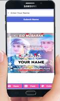Eid Mubarak Name DP Maker 2023 capture d'écran 2