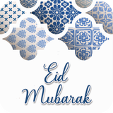 Ucapan Eid Mubarak & Kad Ray ikon