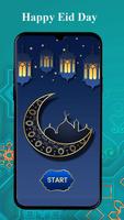 Życzenia i karty Eid Mubarak plakat