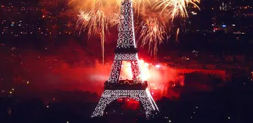 Eiffel Tower Fireworks