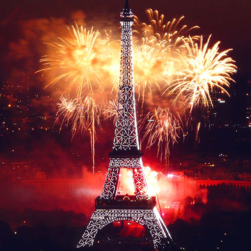 Eiffel Tower Fireworks