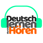 Deutsch lernen durch Hören आइकन