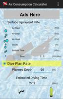 Scuba Diving Air Usage Calc اسکرین شاٹ 1