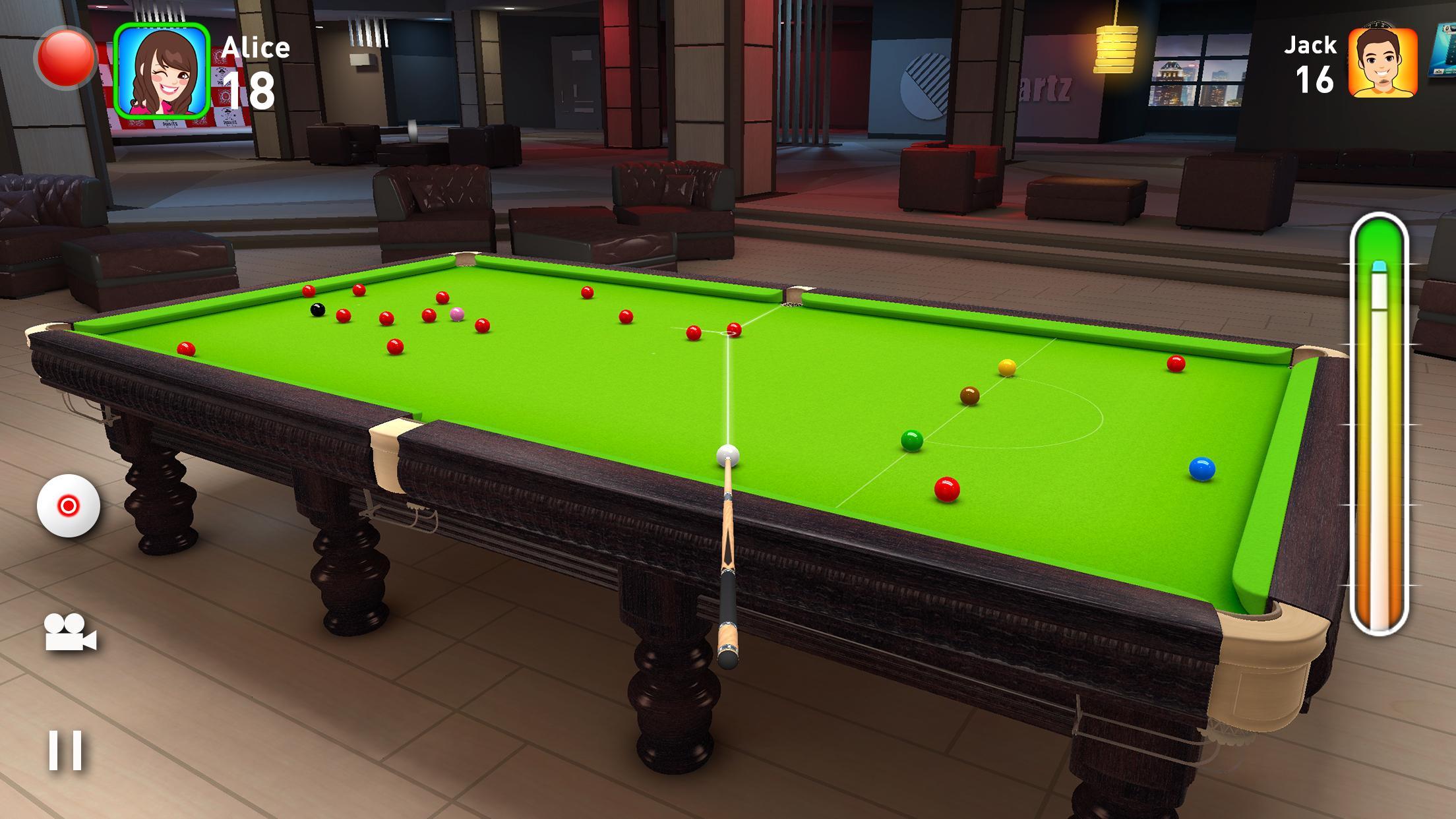 Игра бильярд Snooker