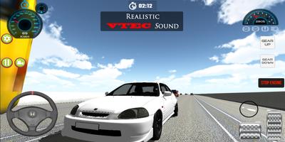 EK9 TypeR Civic Drive الملصق