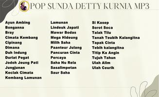 Poster Musik Pop Sunda Detty Kurnia