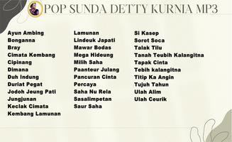 Musik Pop Sunda Detty Kurnia Affiche