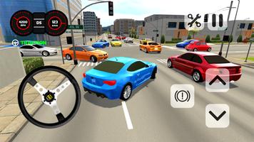 汽車駕駛遊戲模擬器 海報