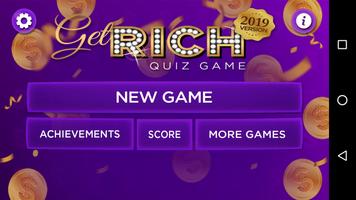 Trivia Quiz Get Rich پوسٹر