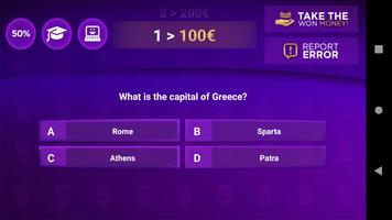 Trivia Quiz Get Rich اسکرین شاٹ 1