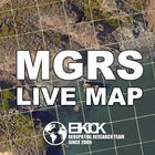 MGRS Live Map and Mil. Compass icon