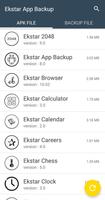Ekstar App Backup capture d'écran 1