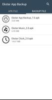 برنامه‌نما Ekstar App Backup عکس از صفحه