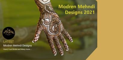 Modern Mehndi Design Affiche