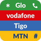 USSDGhana -Glo, MTN, Tigo, Air أيقونة