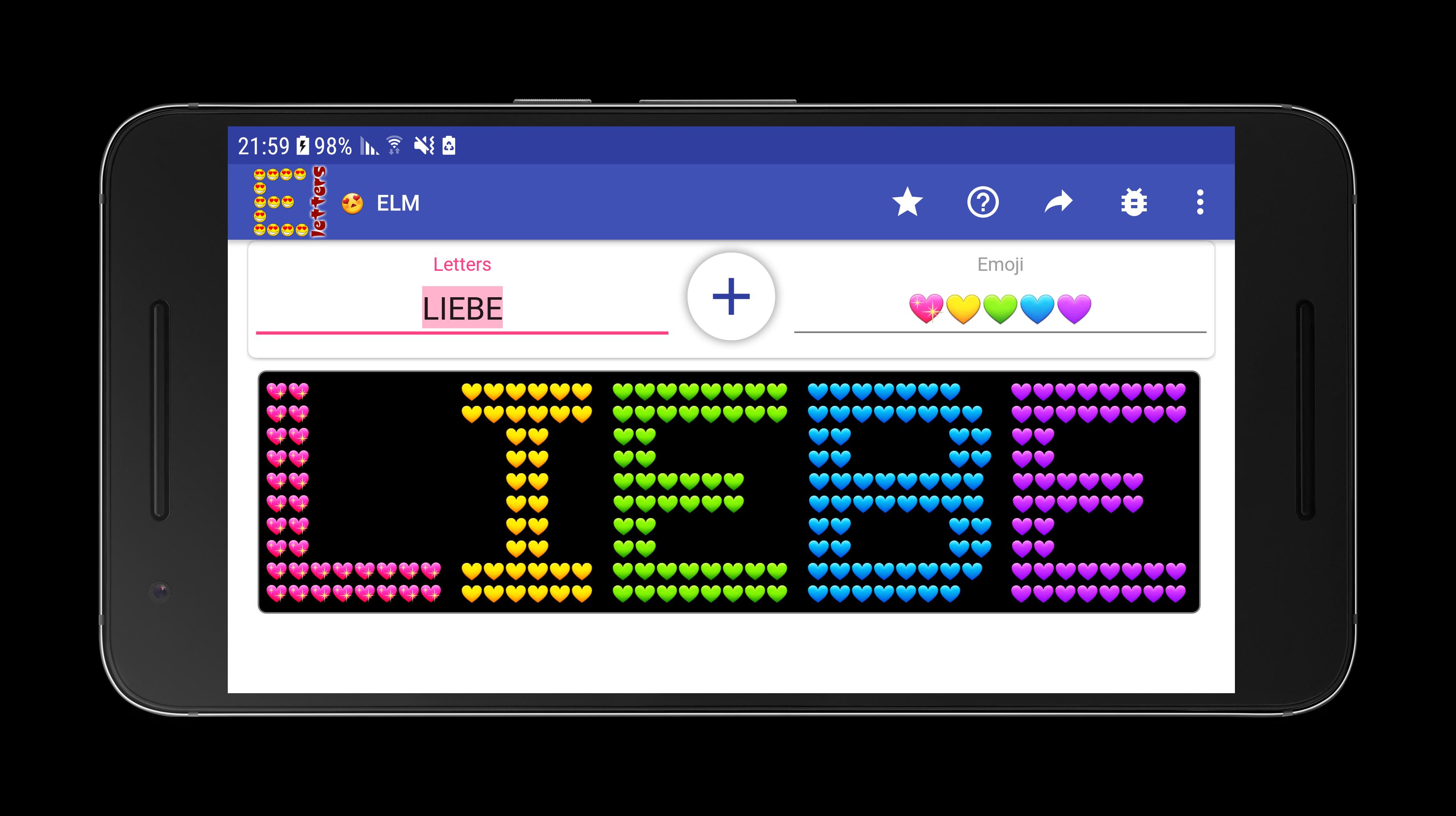 Emoji Letter Maker für Android - APK herunterladen