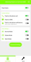 Alertes flash LED free  -  on Call & SMS اسکرین شاٹ 1