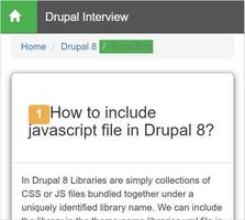 Drupal Interview imagem de tela 3