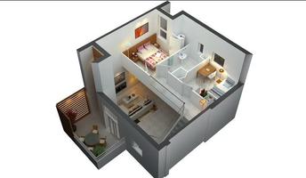 3D Small House Plan screenshot 3