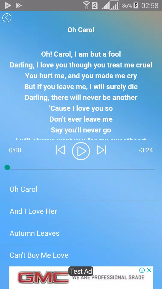 Oh Carol Keroncong Offline MP3+Lyric APK for Android Download
