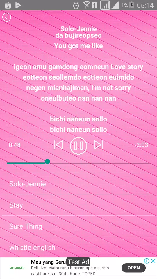 Jennie solo lyrics