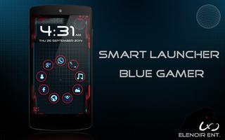 Smart Launcher Blue Gamer screenshot 3