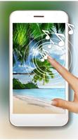 Beach Palm Tree Affiche