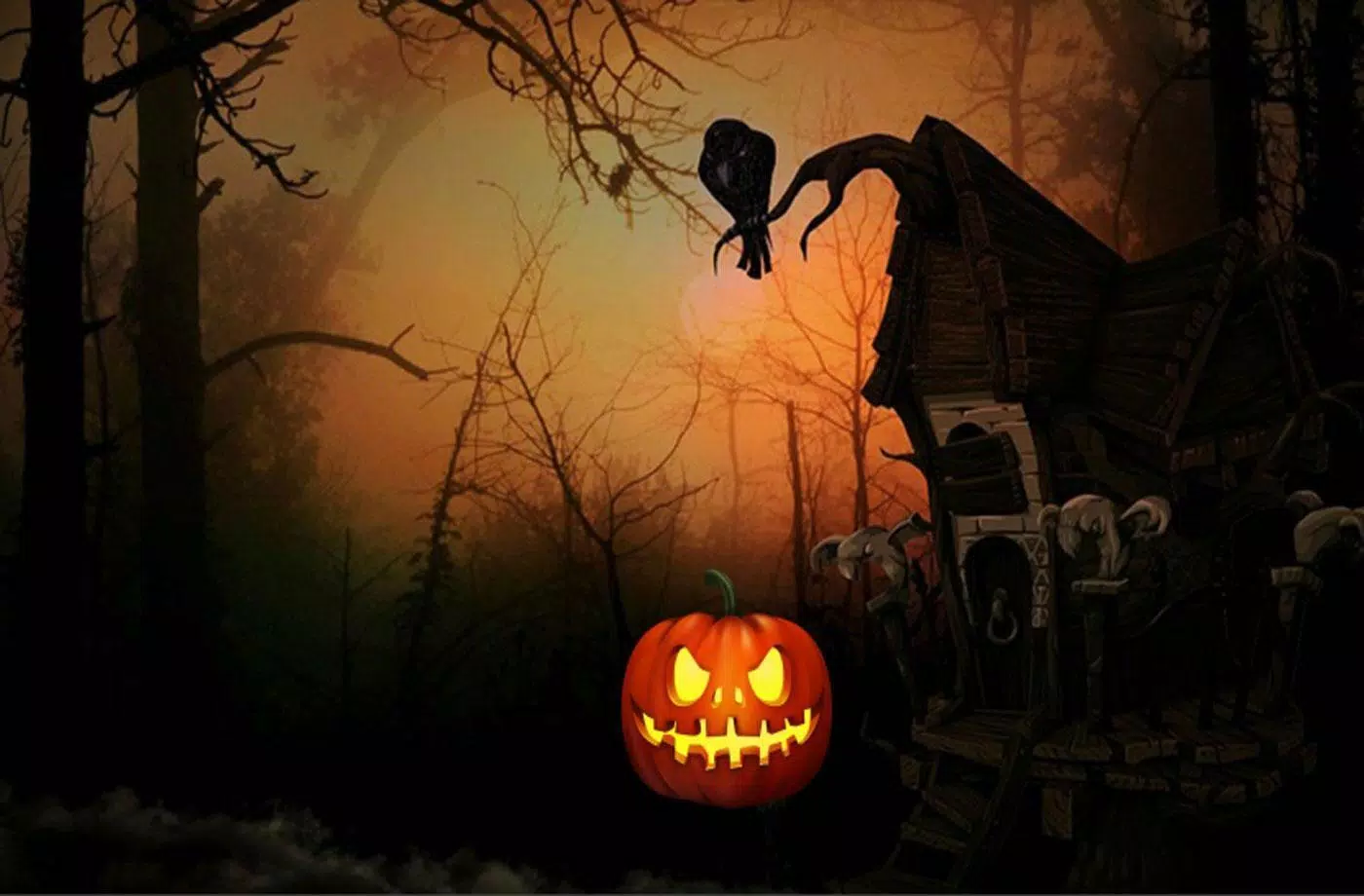 Halloween Black Live Wallpaper APK for Android Download