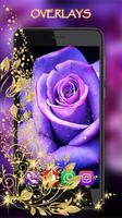 1 Schermata Purple Roses LWP