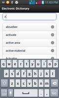 Electronic Dictionary تصوير الشاشة 1