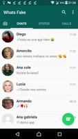 Fake chat messages постер
