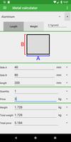 Metal weight calculator 截圖 1