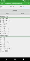 Quadratic Equation Solver 海报