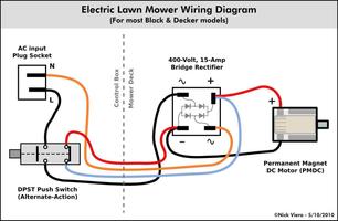 electrical motor wiring diagram постер