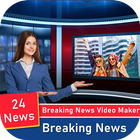 Breaking News Video Maker - Video Status Maker icon