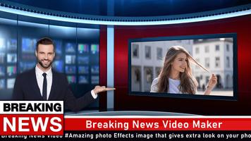 Breaking News Video Maker - Video Status Maker poster