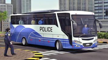 Police Bus Jeux: Flic Bus 3d capture d'écran 1