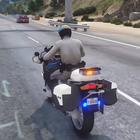 US Police Bike Rider Simulator 图标