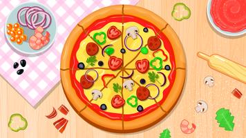 Pizza maker Kids Cooking games poster