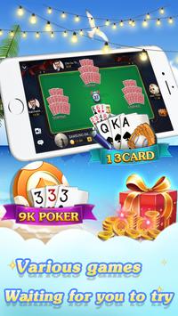 Chinese poker - Pusoy, Capsa susun, Free 13 poker screenshot 2