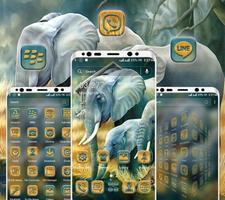 Elephant Painting Theme capture d'écran 2