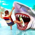 Angry Shark Attack Games أيقونة