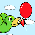 Elephant balloon game icône