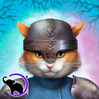 Knight Cats Leaves on the Road أيقونة