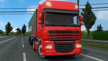 Euro Truck simulator 3D Games Affiche