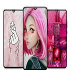 Girly wallpaper icon