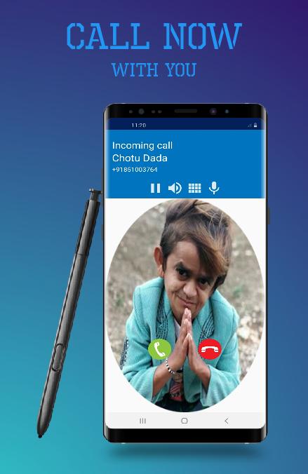Call, Chat Chotu Dada Fake Video Call APK pour Android Télécharger